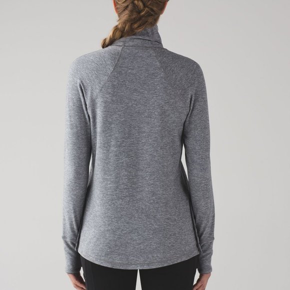 Lululemon Rulu Hill & Valley Turtleneck Heathered Slate - Picture 3 of 10